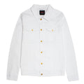 Cutty Men Brisk Coated Denim Jacket - White - 178632