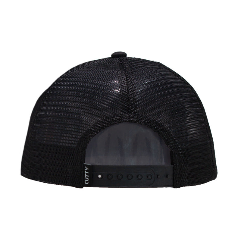 Cutty Men Miller Trucker Cap - Black image 3