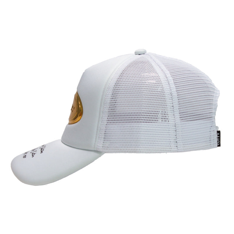 Cutty Men Miller Trucker Cap - White image 3