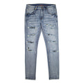 Cutty Men Thorny Rip & Repair Denim - Blue - 180013