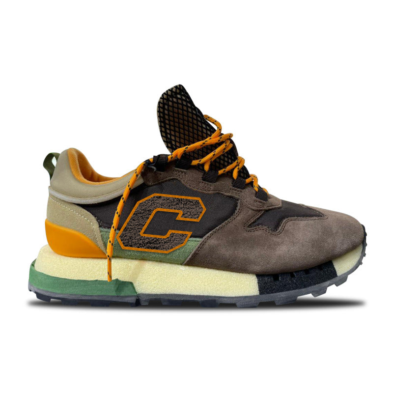 Cutty Men Ty30B Atlanta Suede & Mesh Runner - Brown - 178642