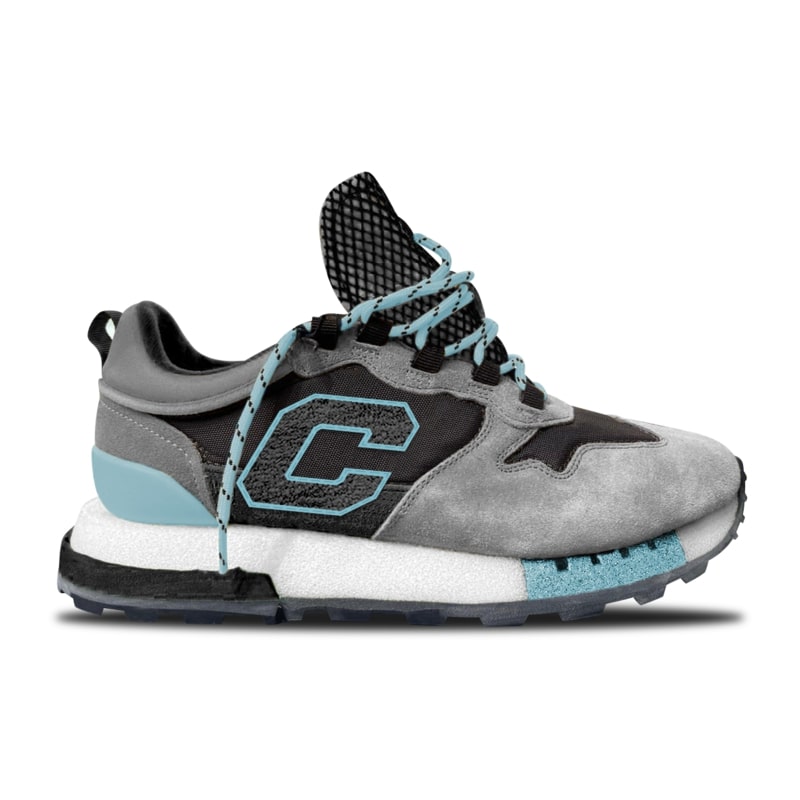 Cutty Men Ty30C Atlanta Suede & Mesh Runner - Grey - 178647