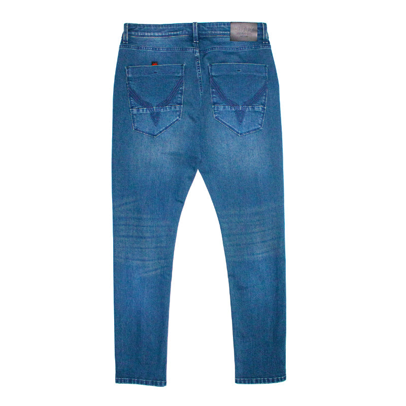 Cutty Mens Santana Denim Jean - Sulpher-CSANTANA