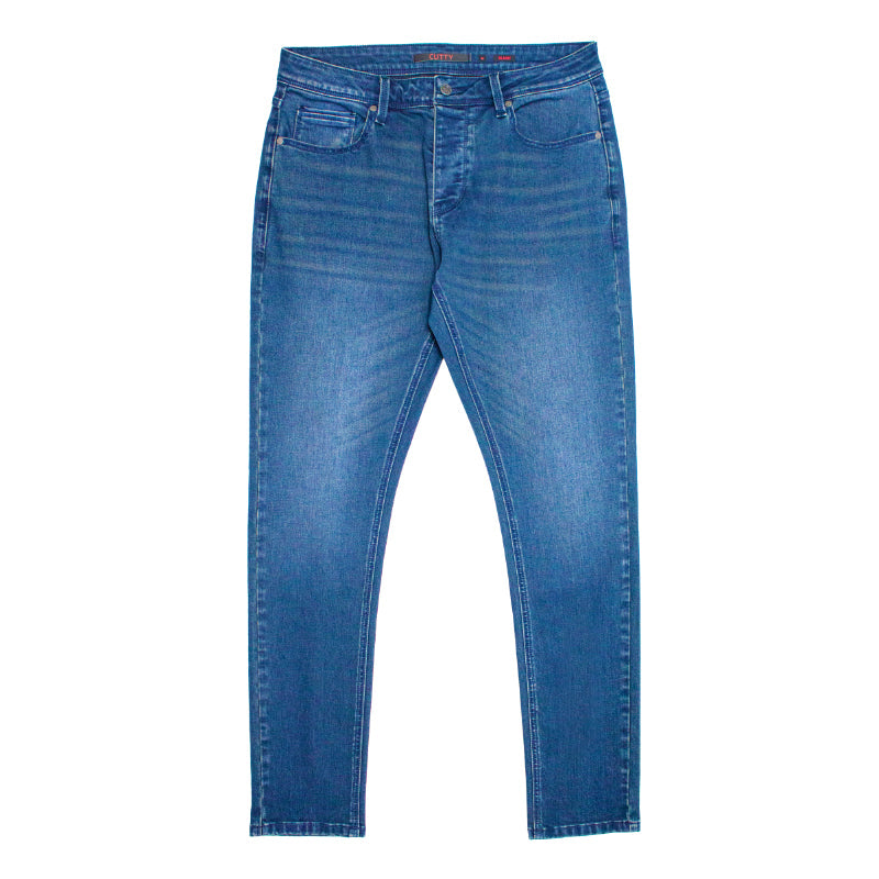 Cutty Mens Santana Denim Jean - Sulpher-CSANTANA