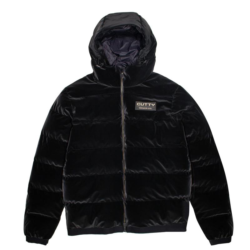Cutty Panther Puffed Jacket - Black