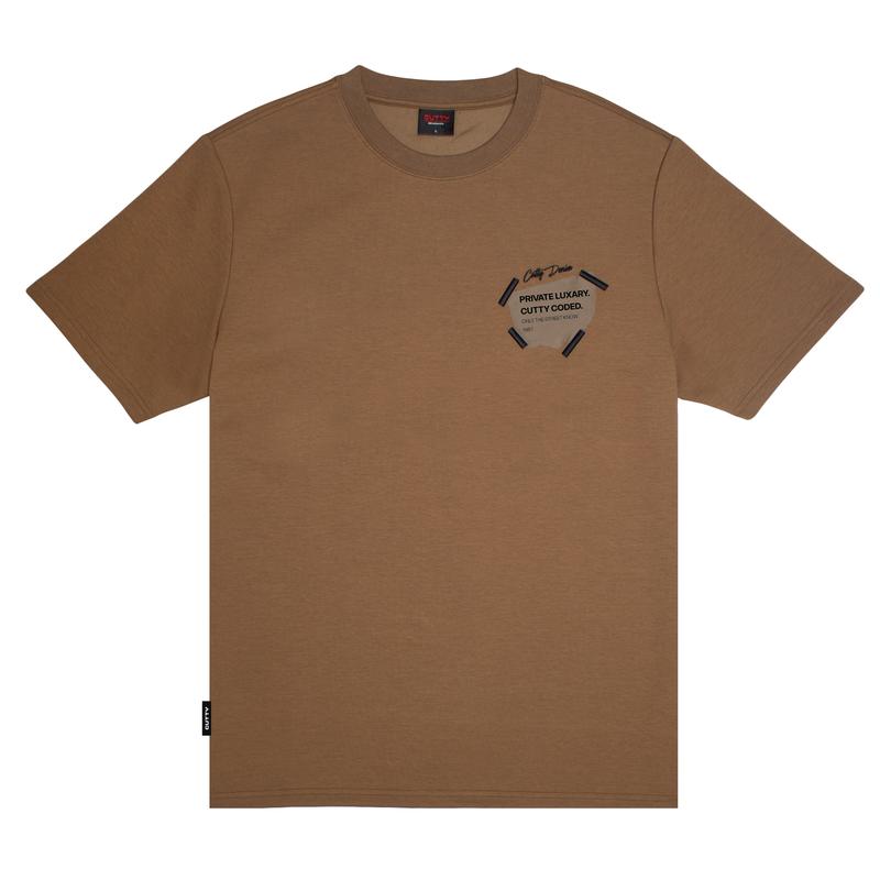 Cutty Private Men's T-Shirt - Coffee