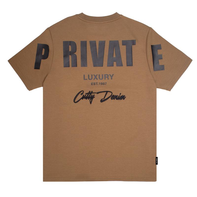 Cutty Private Men's T-Shirt - Coffee