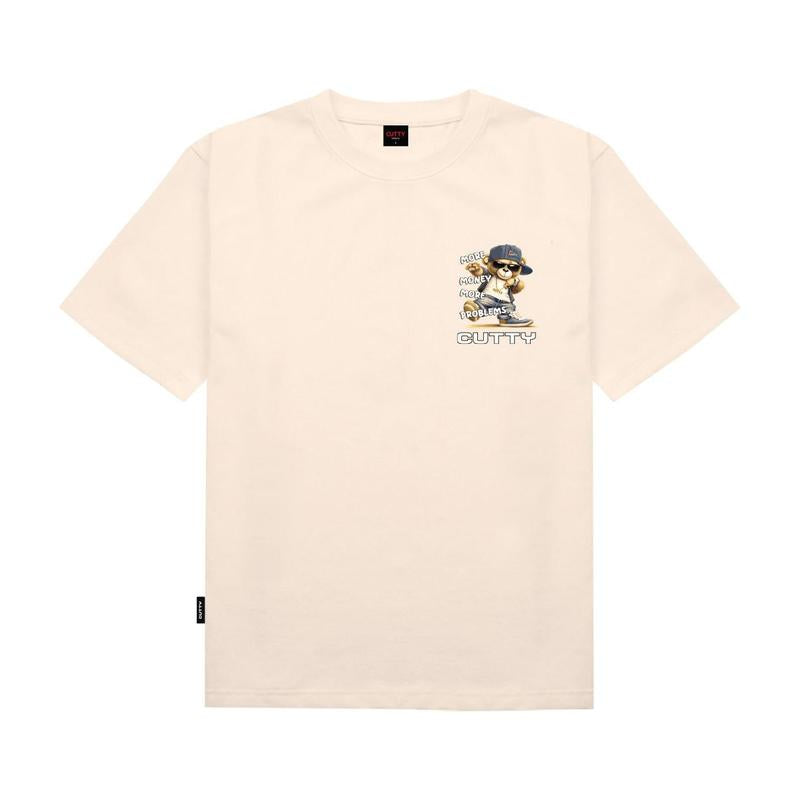 Cutty Travis Mens T Shirt - Light Peach