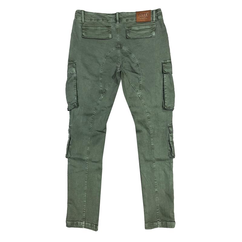 Cutty Vin Cargo Skinny Pants - Fatigue