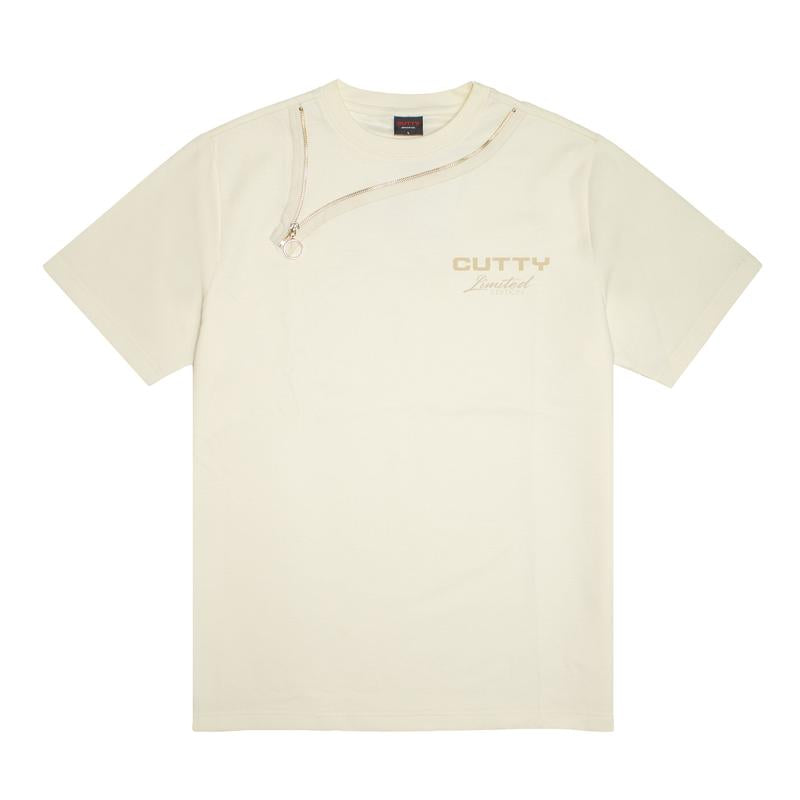 Cutty ZIP Mens T-Shirt - Beige