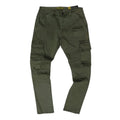 Gasoline 8032 Cargo Denim Mens Jeans - Green