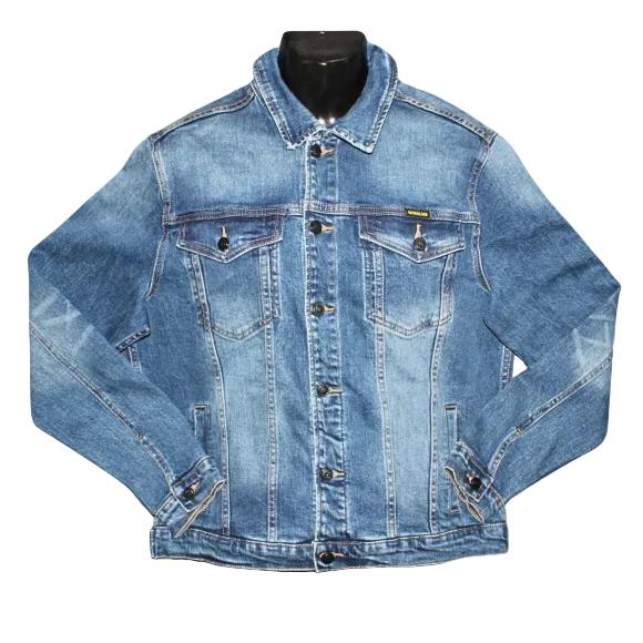Gasoline 8084 Denim Mens Jacket - Blue