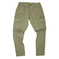 Gasoline GM8044 Mens Cotton Cargo Jeans - Light Green