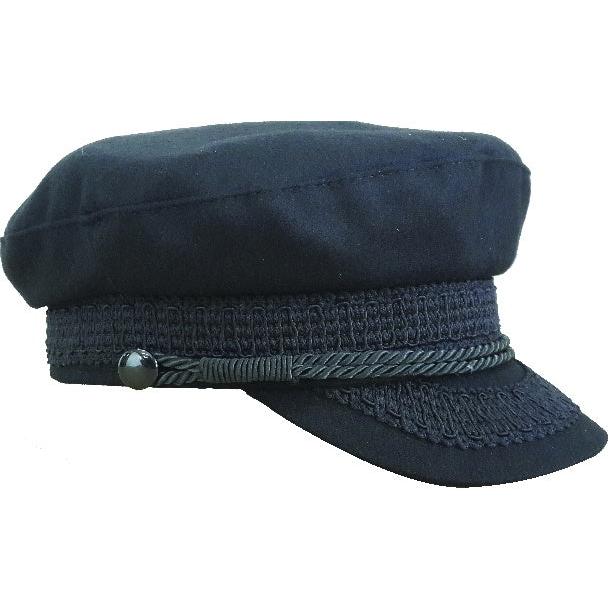 Head Masters 1265BK Greek Fisherman Cap - Black