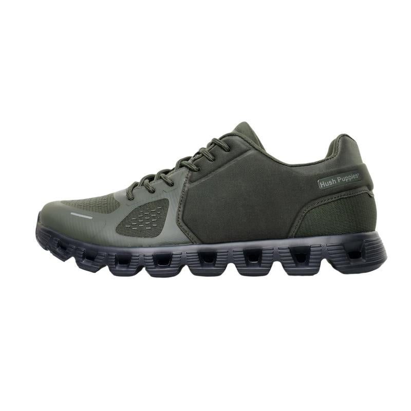 Hush Puppies Step Textile - Olive