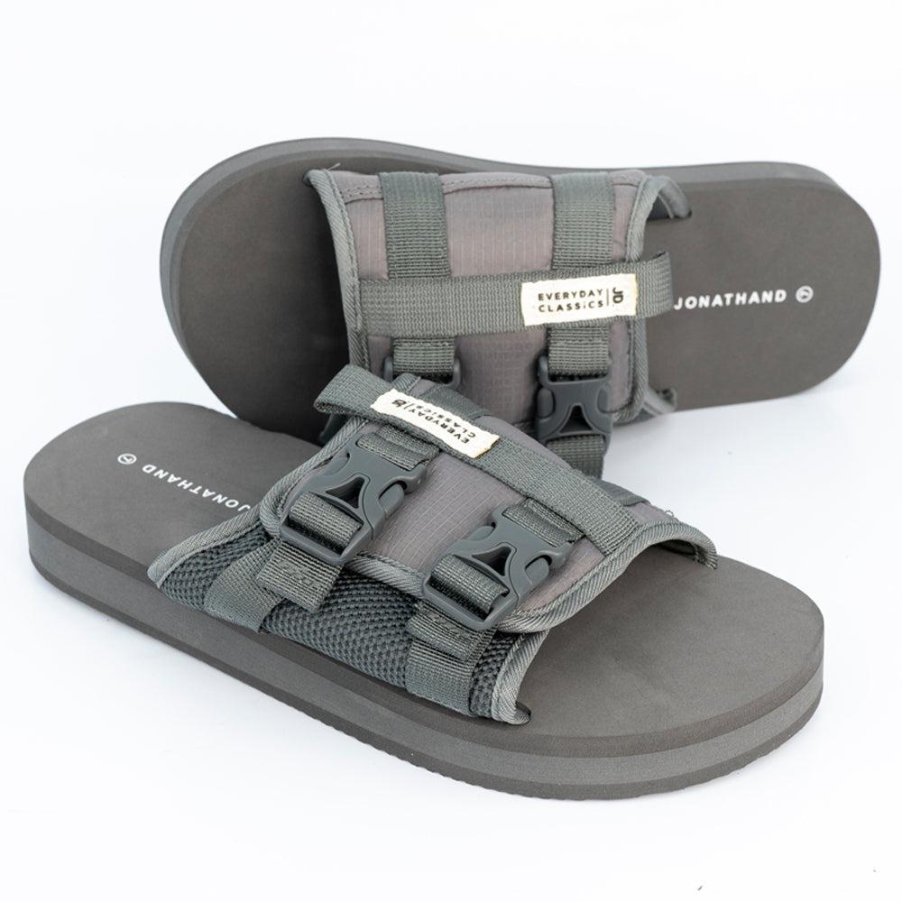 Jonathan D - J Jack Buckle Mens Sandals Cement