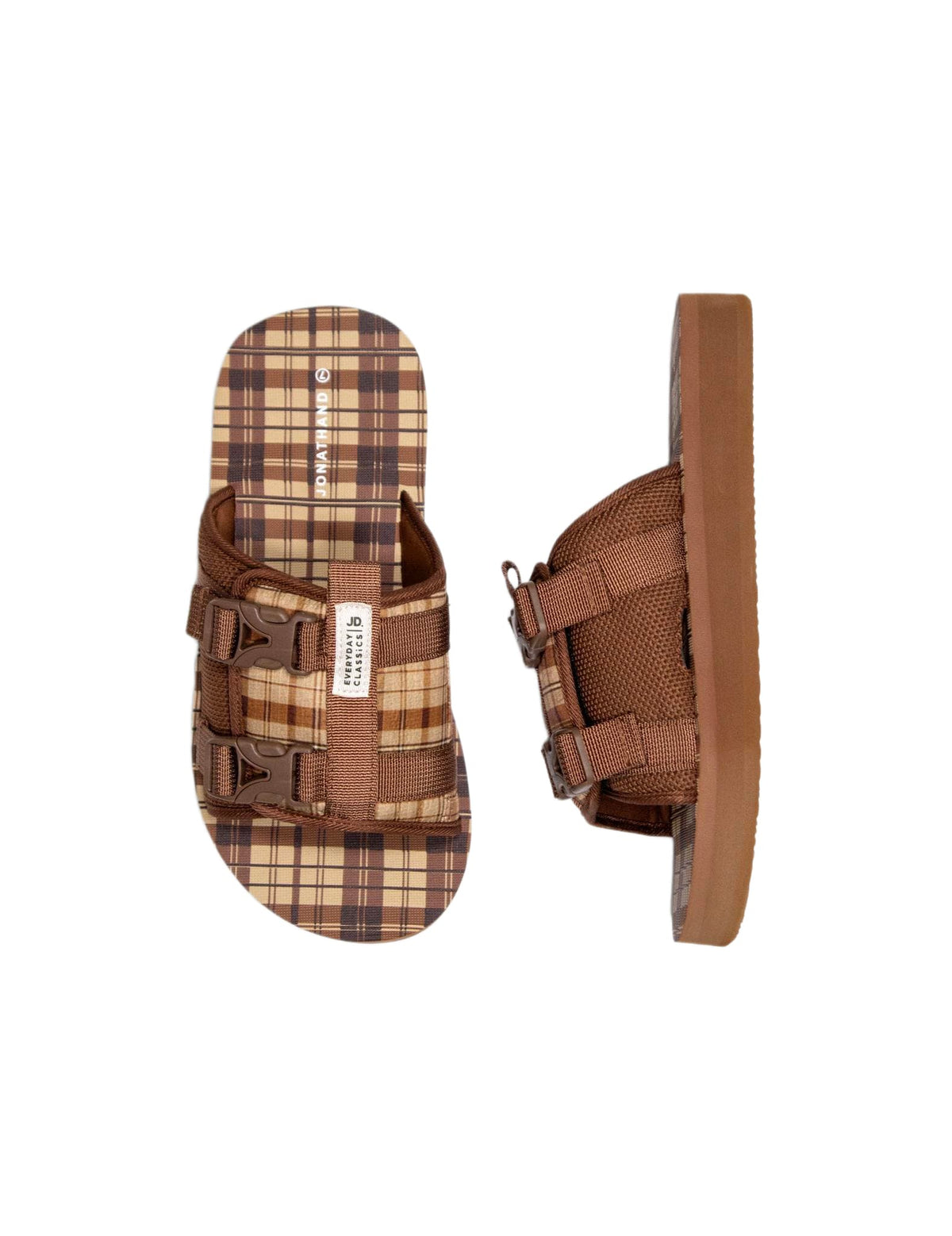 Jonathan D Jack Buckle Sandal - Saddle