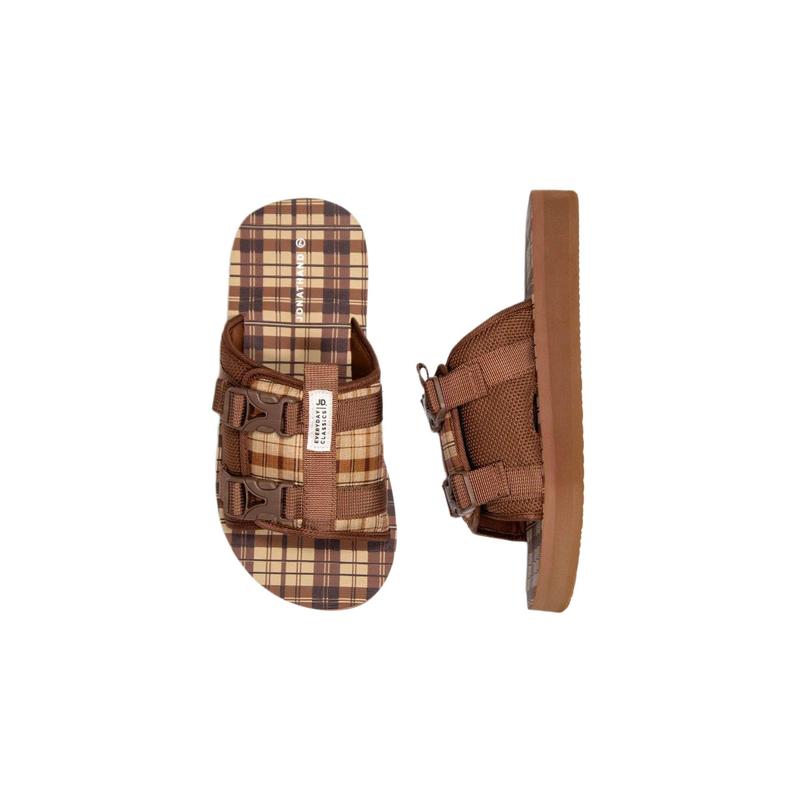 Jonathan D Jack Buckle Sandal - Saddle