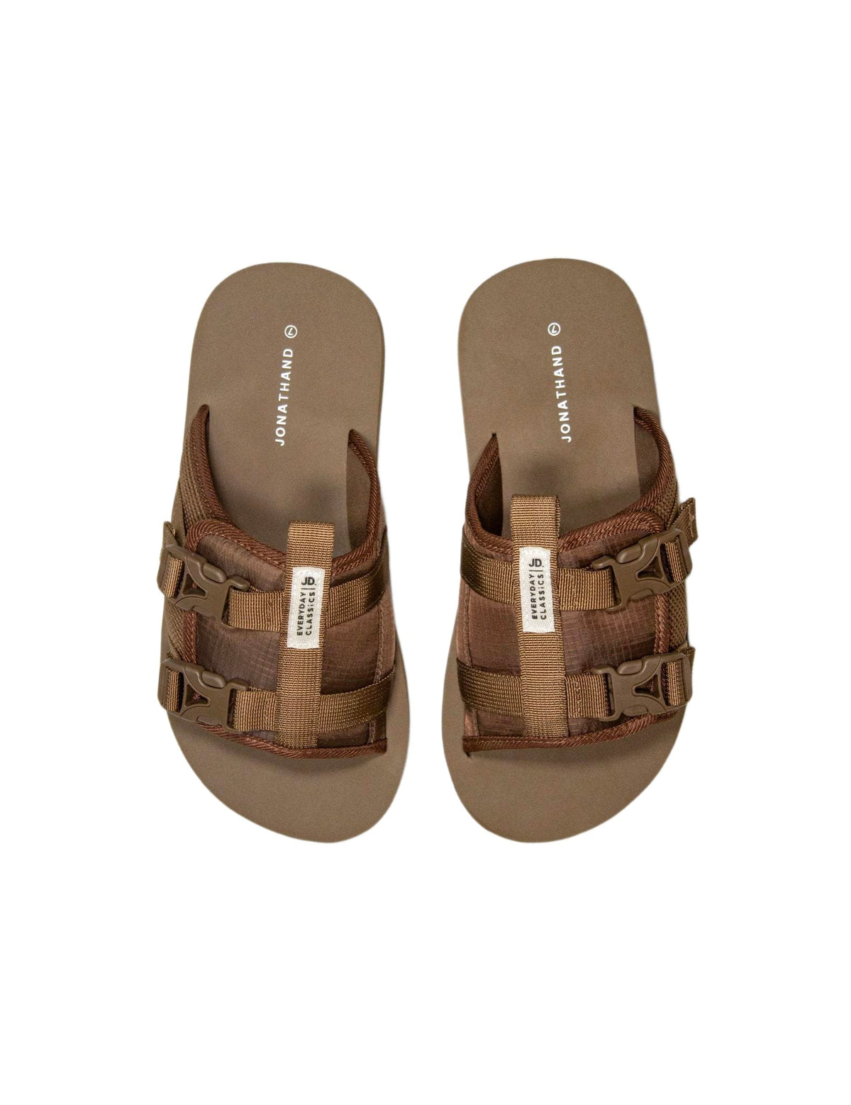 Jonathan D Jack Buckle Sandal - Cocoa