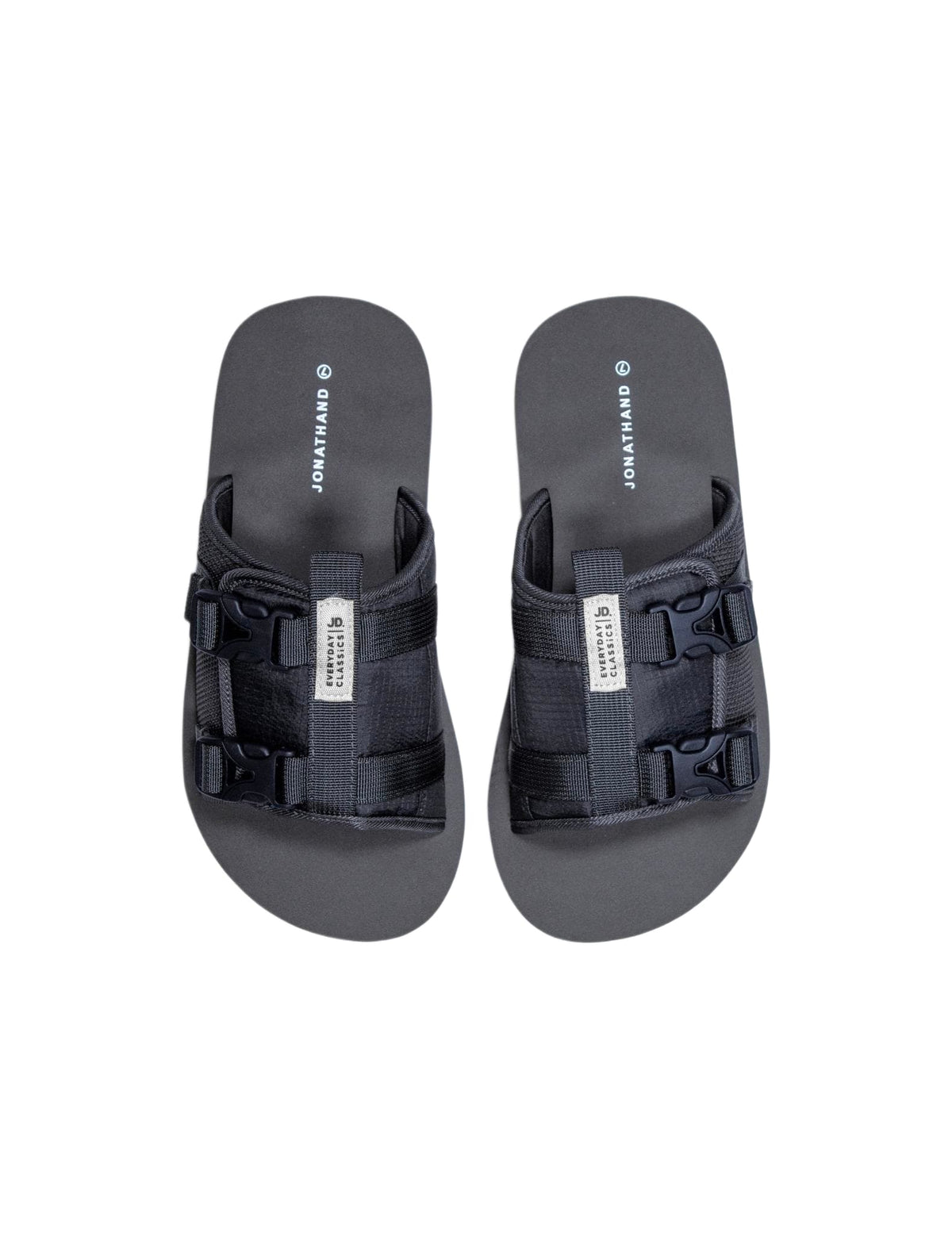 Jonathan D Jack Buckle Sandal - Carbon