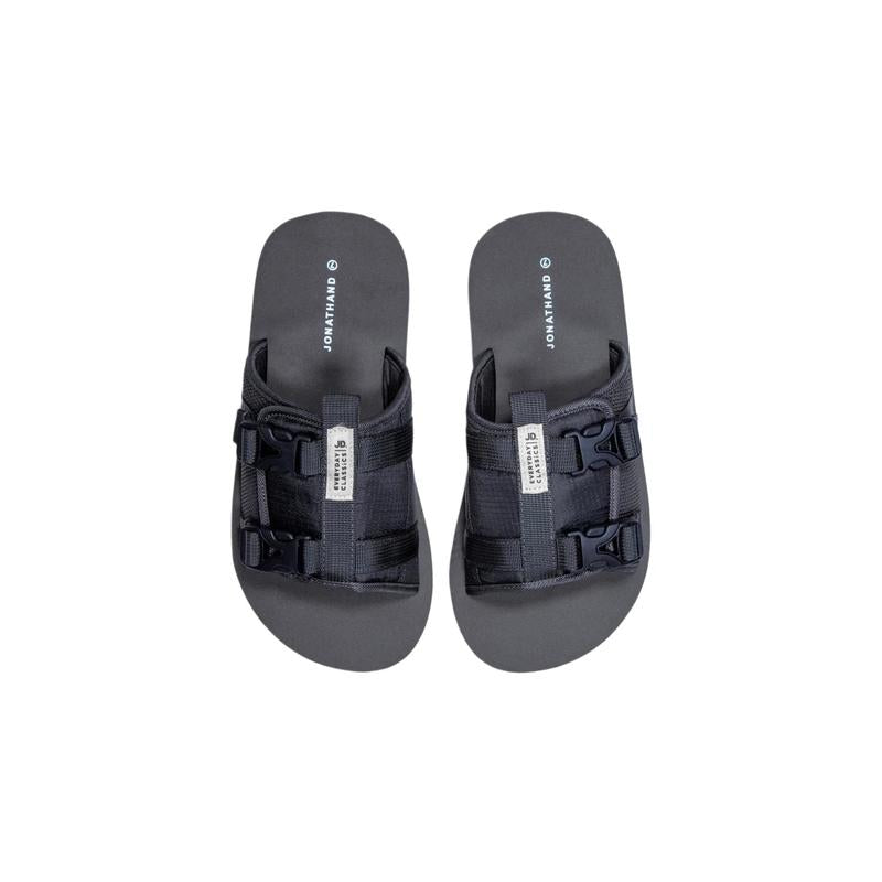 Jonathan D Jack Buckle Sandal - Carbon
