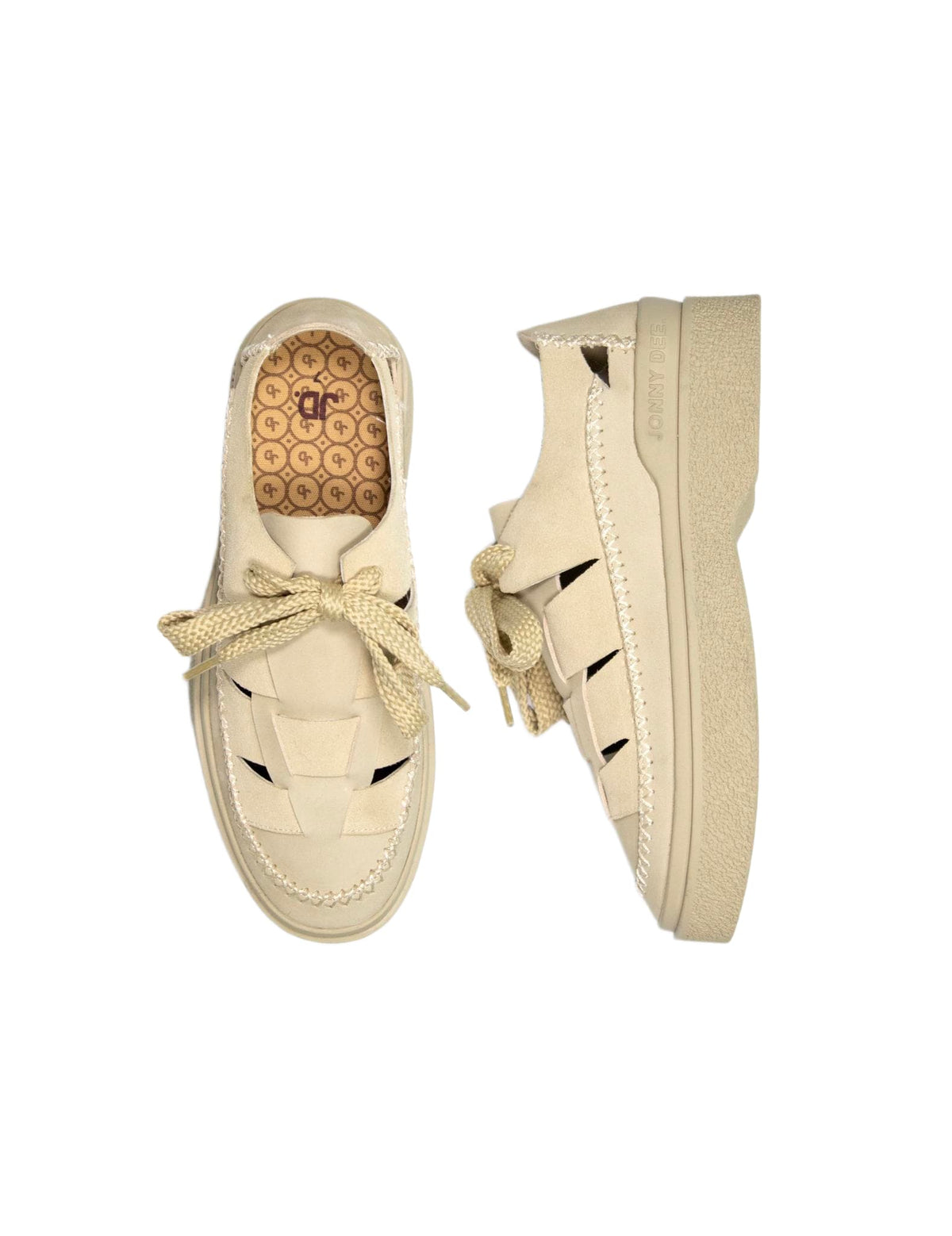 Jonathan D Trevor Leather Sandal - Stone
