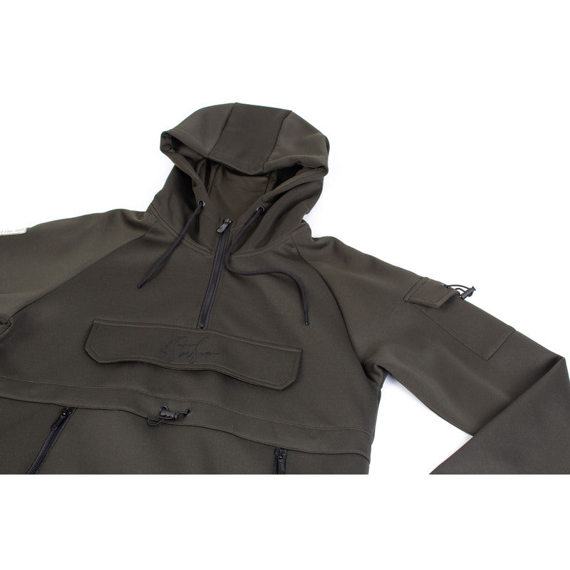 K*7 Edge Mens Hoodie - Olive - W24-1633