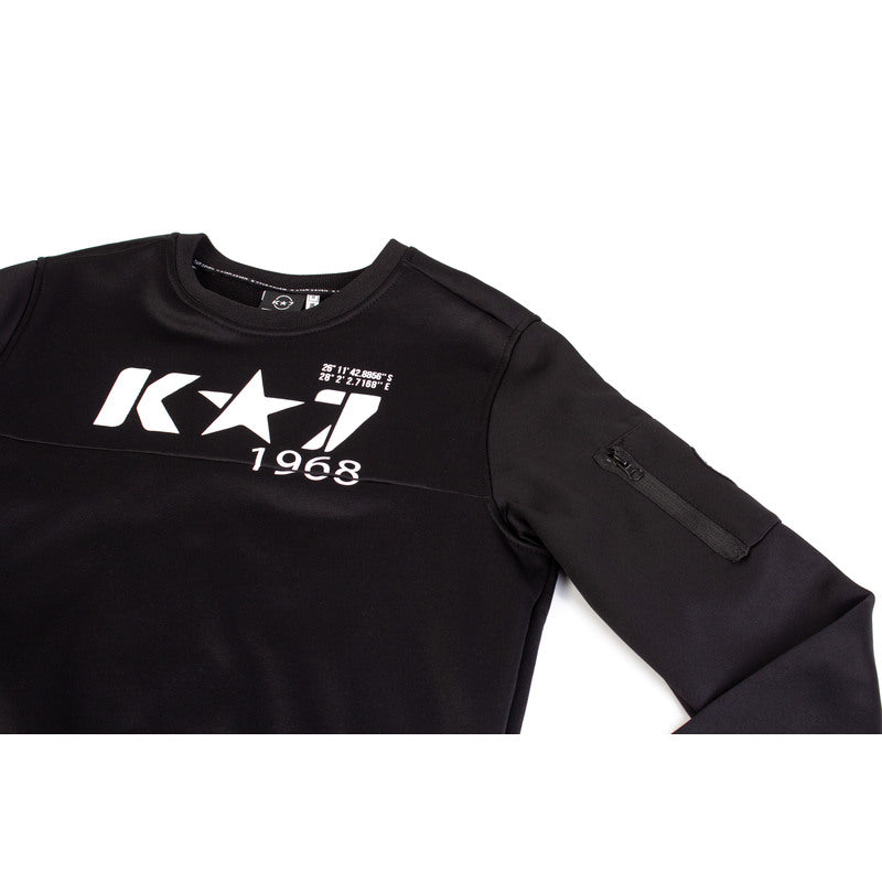 K*7 Hanks Mens Sweater - Black - W24-1588