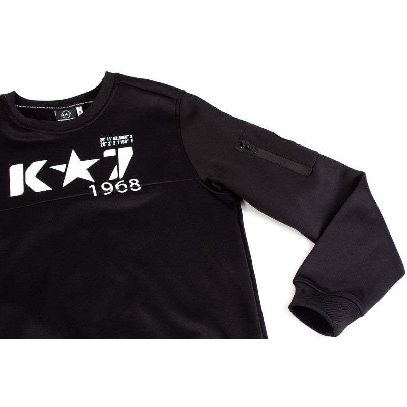 K*7 Hanks Mens Sweater - Black - W24-1588