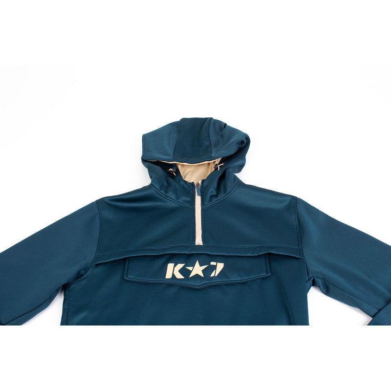 K*7 Moe Mens Hoodie - Petrol - COR-723