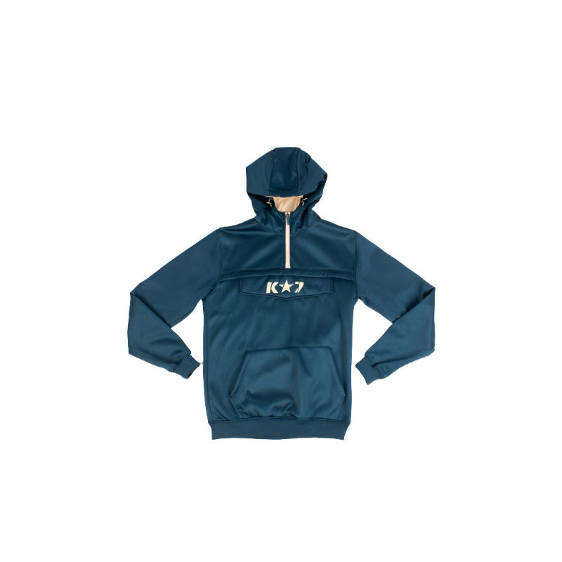 K*7 Moe Mens Hoodie - Petrol - COR-723