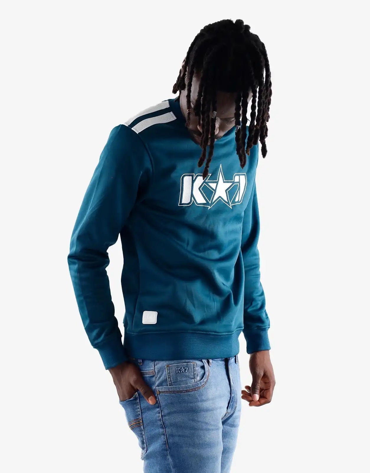 Klevas Sweater Mens W26-2489 - Petrol