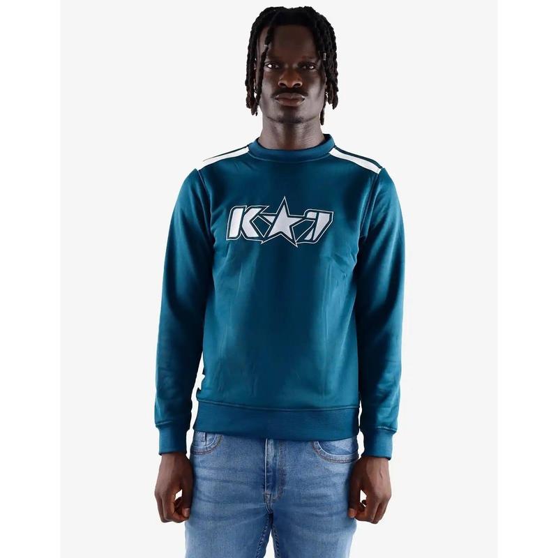 Klevas Sweater Mens W26-2489 - Petrol