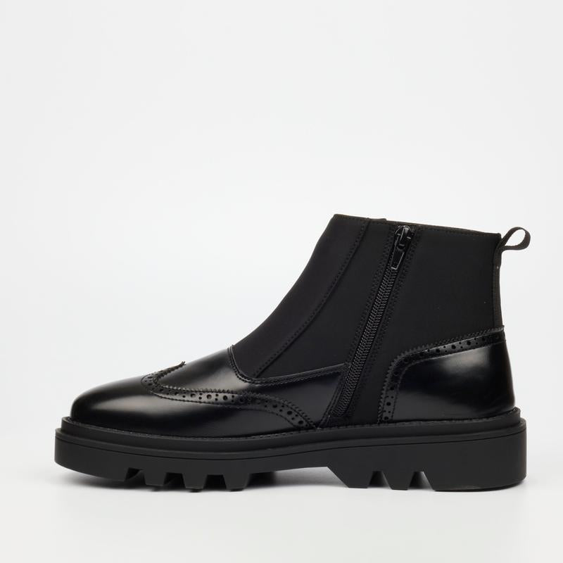 Mazerata Mens Vinchey 41 Faux Leather Shoes - Black – Orkini Clothing