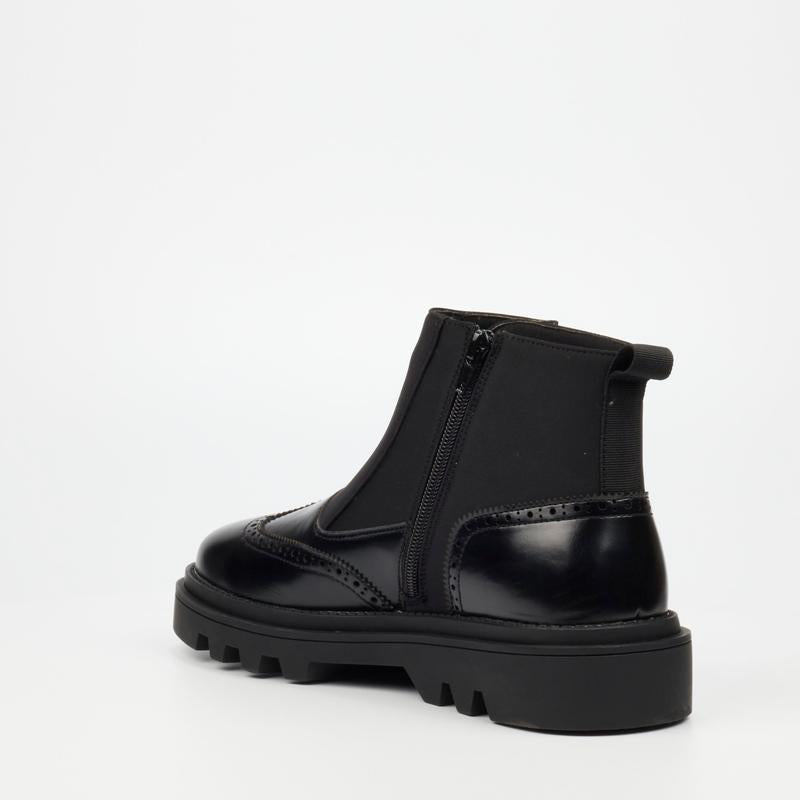 Mazerata Mens Vinchey 41 Faux Leather Shoes - Black