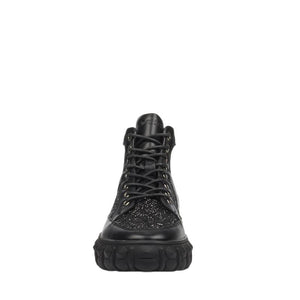 Mazerata MZR234A Pigale 12 Rhinestone Mens Shoes - Black