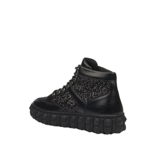 Mazerata MZR234A Pigale 12 Rhinestone Mens Shoes - Black