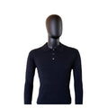 New Gents 2-145 MK75 3 Button Men's Golfer Jersey - Black