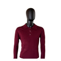 New Gents 2-146 MK75 3 Button Men's Golfer Jersey - Wine