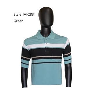 New Gents M283 Short Sleeve Men's Golfer - Green