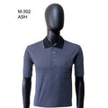 New Gents M302 Men's Short Sleeve Golfer - Ash
