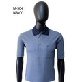 New Gents M304 Men's Short Sleeve Golfer - Navy