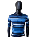 New Gents M307 Men's Short Sleeve Golfer - Blue/Multi