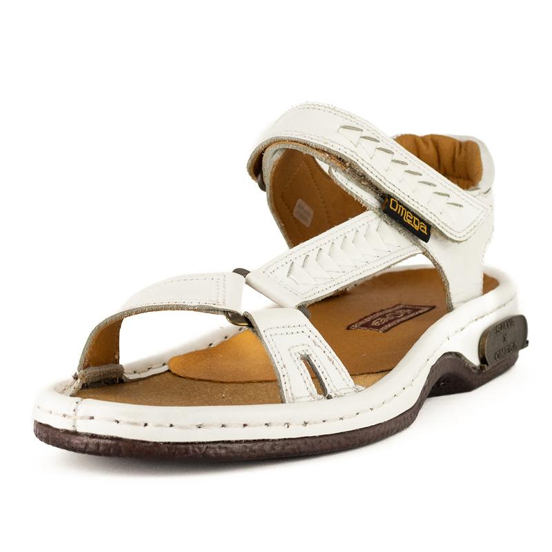 Omega OMOJ005 Mens Sandals – White