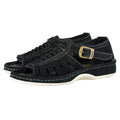 Omega Omom 021 Mens Sandal – Black Suede