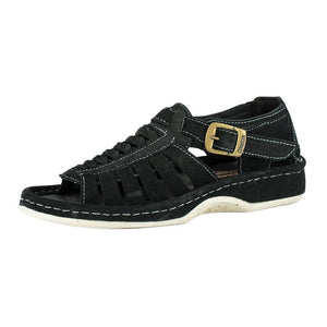 Omega Omom 021 Mens Sandal – Black Suede