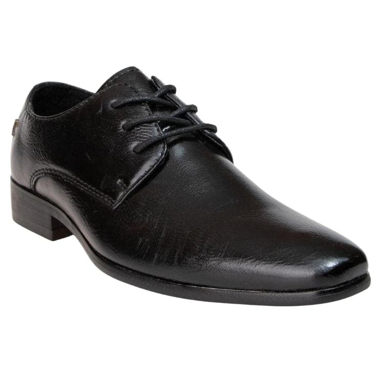P Crouch GP2706B BPC22A Boys Shoes - Black