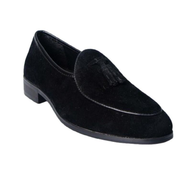 P Crouch Mens Shoes Ml1001b - Black Suede