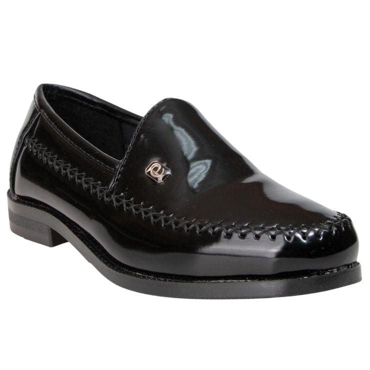P Crouch NG1004B BPC25A Boys Shoes - Black