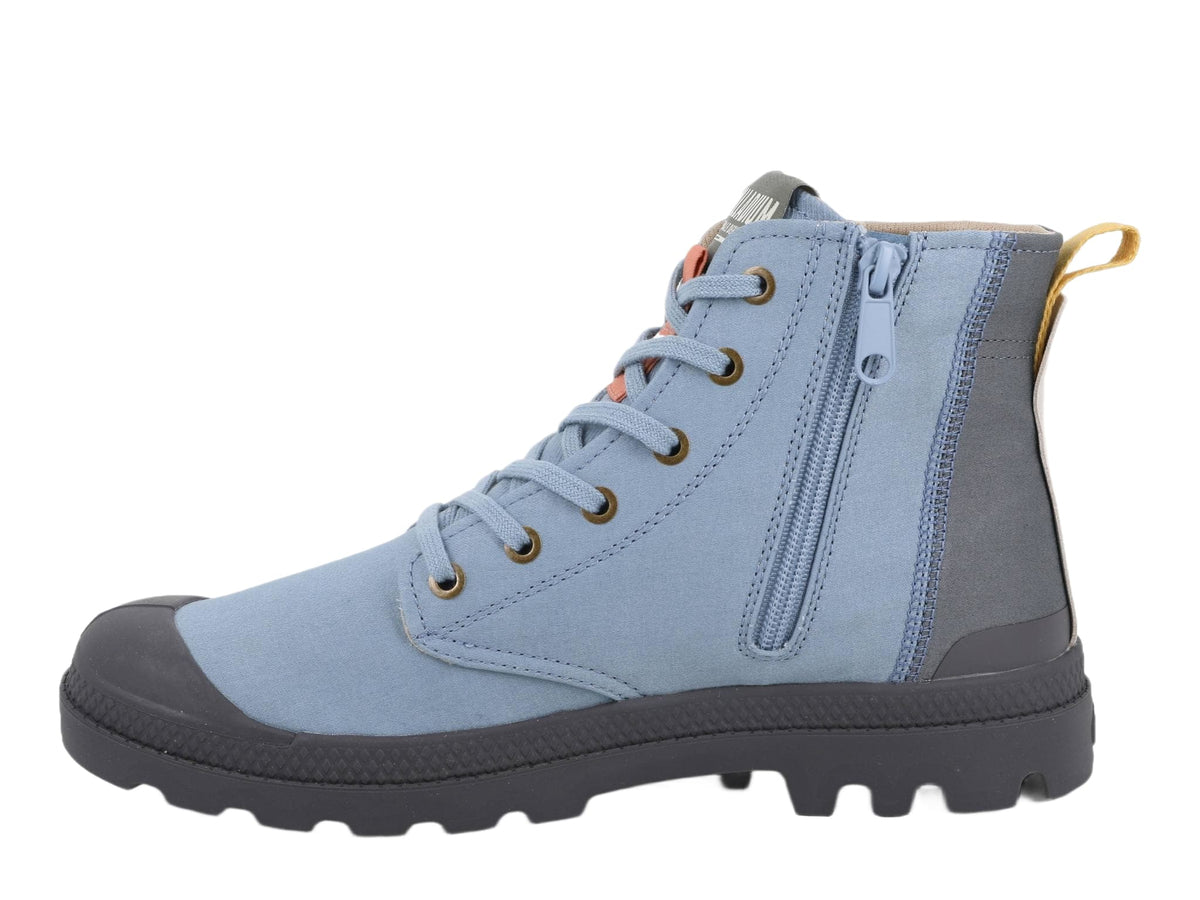 Palladium Pampa Hi Layer Zip - City Blue - View 2